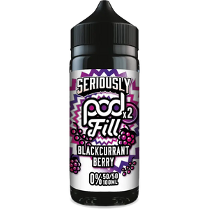 Doozy Seriously Pod Fill X2 Blackcurrant Berry 100ml Shortfill Default Title