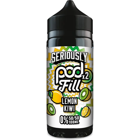 Doozy Seriously Pod Fill Lemon Kiwi 100ml Shortfill Default Title