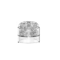 Dovpo x Across Vape Samdwich RDA Translucent Polished Top Caps Top Air Intake - White