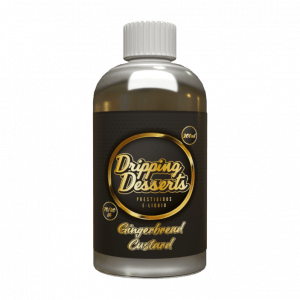 Dripping Desserts 200ml Shortfill E-Liquid Gingerbread Custard