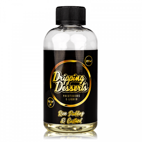 Dripping Desserts 200ml Shortfill E-Liquid Rice Pudding & Custard