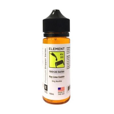 Element E-Liquid Premium 100ml Dripper Series Shortfills Key Lime Cookie