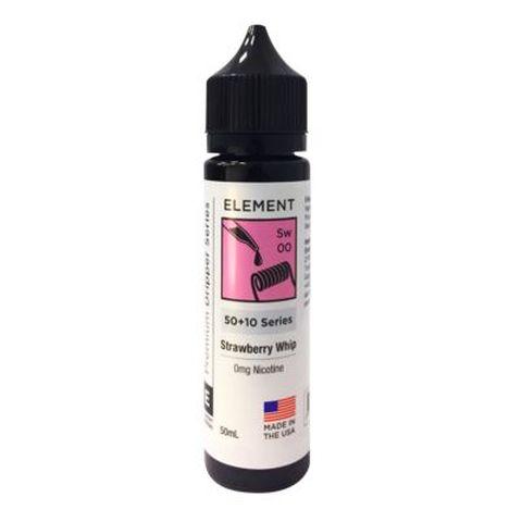 Element E-Liquid Premium 50ml Dripper Series Shortfills Strawberry Whip