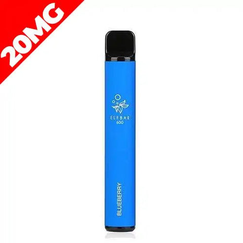 Elf Bar 600 Disposable Pod Kit 20mg 20mg Blueberry