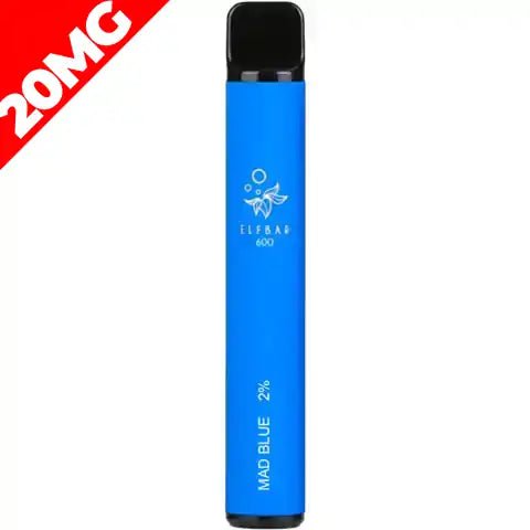 Elf Bar 600 Disposable Pod Kit 20mg 20mg Mad Blue