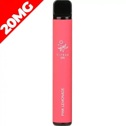 Elf Bar 600 Disposable Pod Kit 20mg 20mg Pink Lemonade