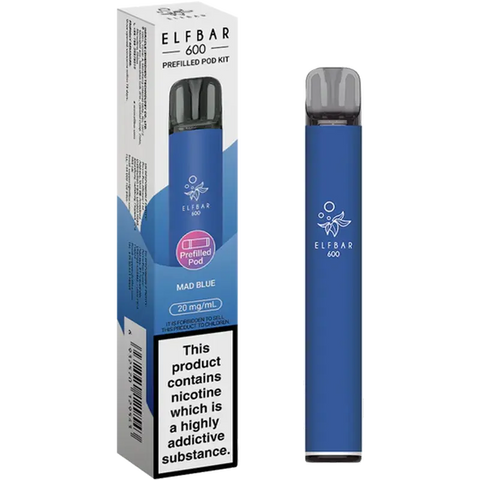 Elf Bar 600 Prefilled Pod Kit Mad Blue