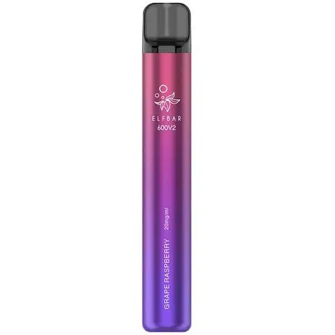 Elf Bar 600 V2 Disposable Device Grape Raspberry