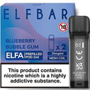 Elf Bar ELFA Pre-Filled Pods Blueberry Bubble Gum