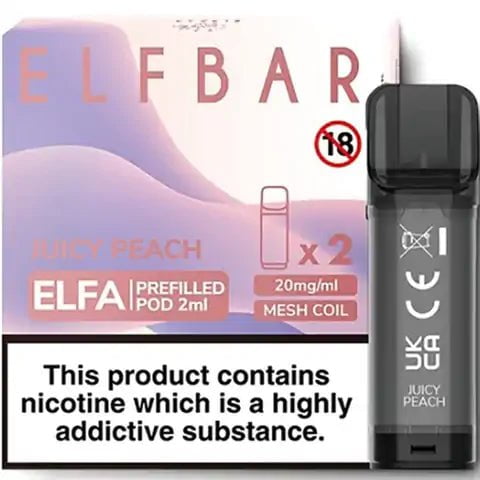 Elf Bar ELFA Pre-Filled Pods Juicy Peach