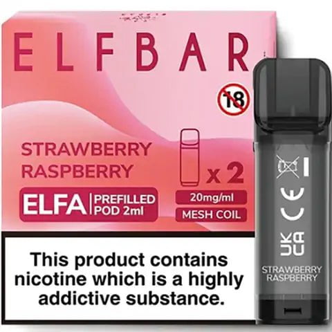 Elf Bar ELFA Pre-Filled Pods Strawberry Raspberry
