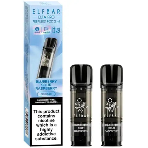Elf Bar Elfa Pro Pre-filled Pods 20mg Blueberry Sour Raspberry