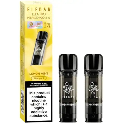 Elf Bar Elfa Pro Pre-filled Pods 20mg Lemon Mint