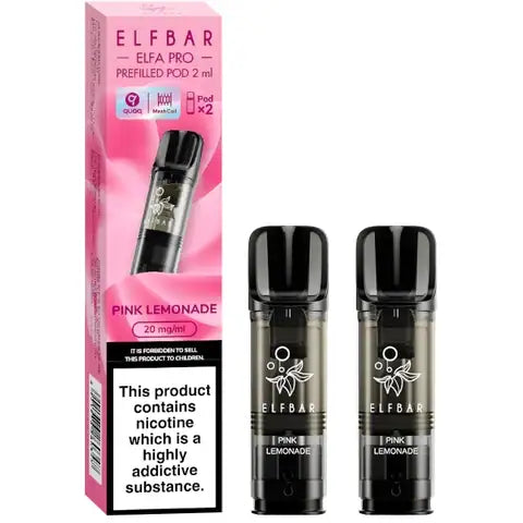 Elf Bar Elfa Pro Pre-filled Pods 20mg Pink Lemonade