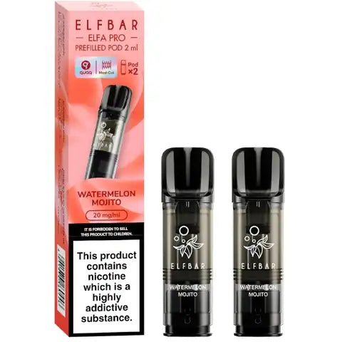 Elf Bar Elfa Pro Pre-filled Pods 20mg Watermelon Mojito