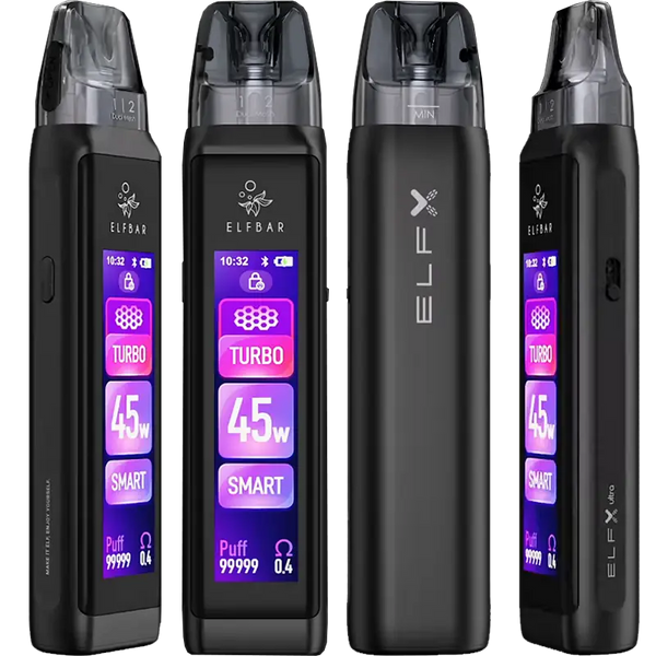 Elf Bar Elfx Ultra Vape Pod Kit Black