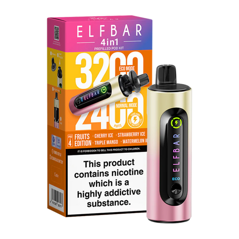 Elfbar 4 in 1 Pod Vape Kit Fruits Edition