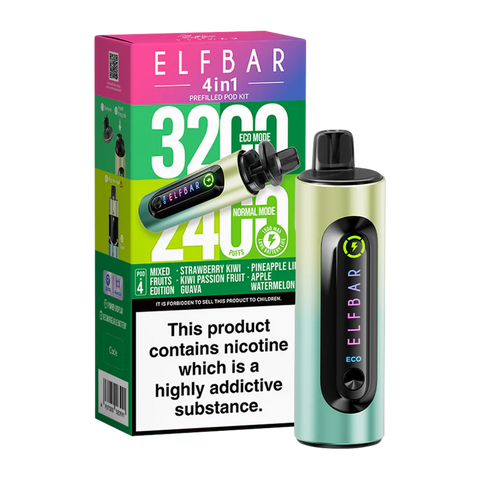 Elfbar 4 in 1 Pod Vape Kit Mixed Fruits Edition