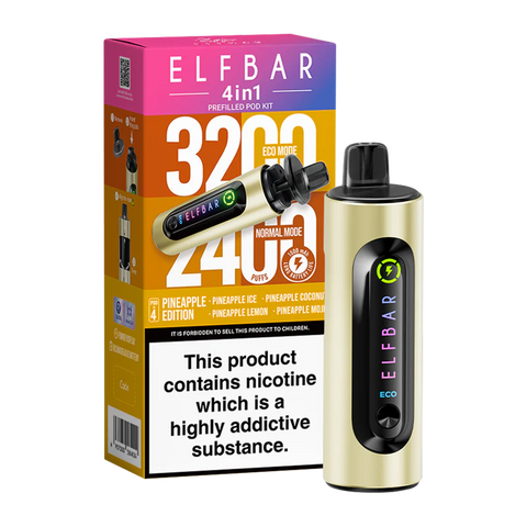 Elfbar 4 in 1 Pod Vape Kit Pineapple Edition