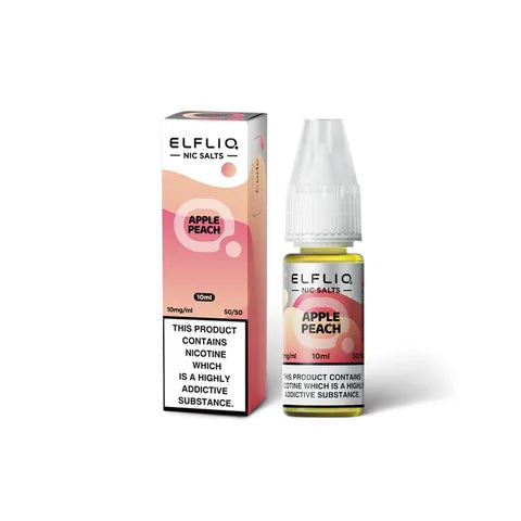 Elf Bar Elfliq 10mg Nic Salts Apple Peach
