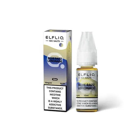 Elf Bar Elfliq 5mg Nic Salts Blue Razz Lemonade