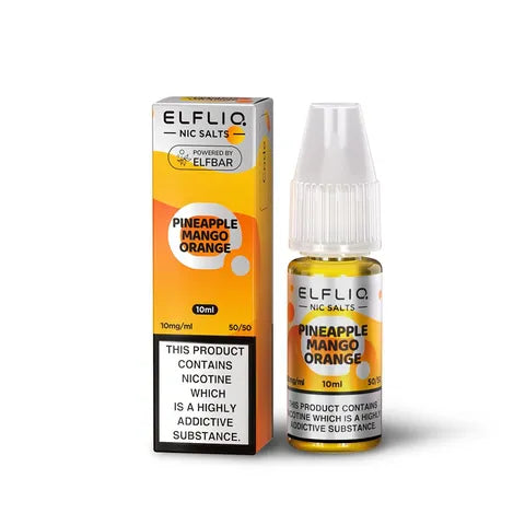 Elf Bar Elfliq 10mg Nic Salts Pineapple Mango Orange