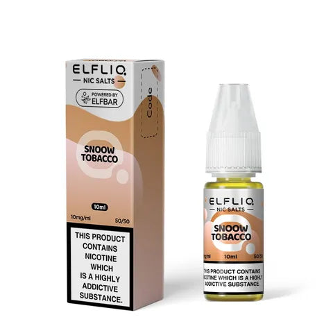 Elf Bar Elfliq 10mg Nic Salts Cream Tobacco