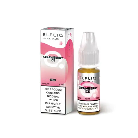 Elf Bar Elfliq 5mg Nic Salts Strawberry Ice