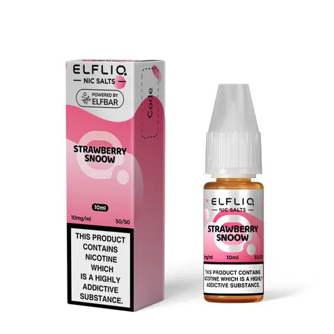 Elf Bar Elfliq 5mg Nic Salts Strawberry Ice Cream (Snoww)