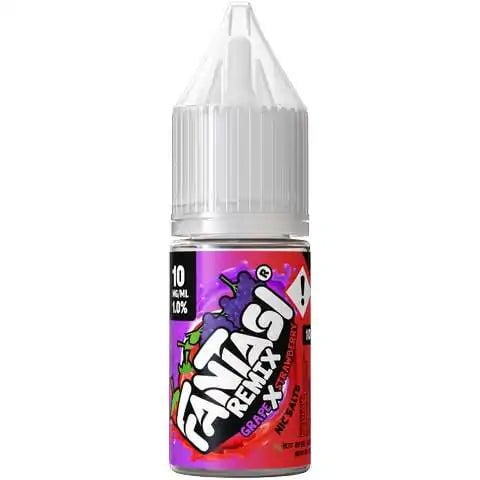 Fantasi Remix 10ml Nic Salt E-Liquid Grape x Strawberry 10mg