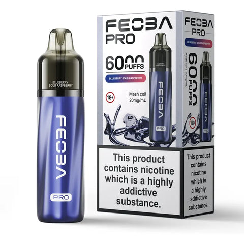 Feoba Pro 6000 Prefilled Vape Kit Blueberry Sour Raspberry
