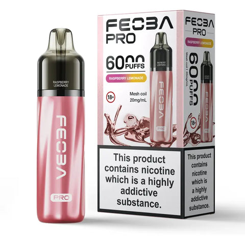 Feoba Pro 6000 Prefilled Vape Kit Raspberry Lemonade