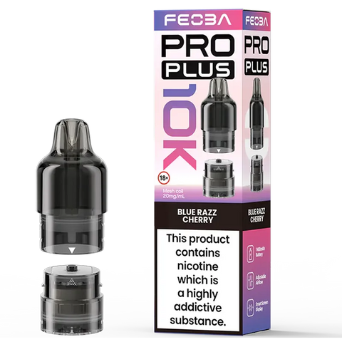 Feoba Pro Plus 10K Prefilled Pod Blue Razz Cherry
