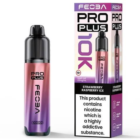 Feoba Pro Plus 10K Prefilled Vape Kit Strawberry Raspberry Ice