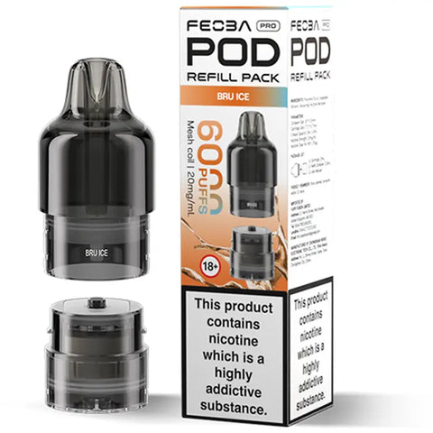 Feobo Pro Replacement Pods Bru Ice