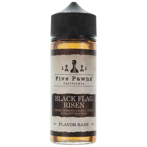 Five Pawns 100ml 50/50 Shortfill E-Liquid Black Flag Risen