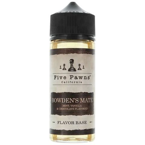 Five Pawns 100ml 50/50 Shortfill E-Liquid Bowden's Mate