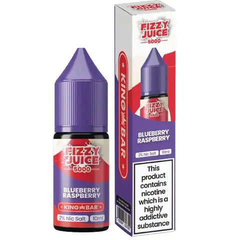 Fizzy Juice 5000 Bar Nic Salts 10ml Blueberry Raspberry