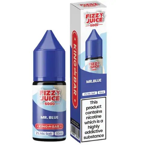Fizzy Juice 5000 Bar Nic Salts 10ml Mr Blue