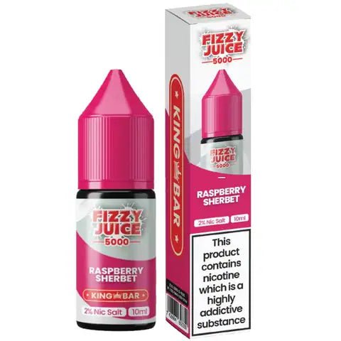 Fizzy Juice 5000 Bar Nic Salts 10ml Raspberry Sherbet