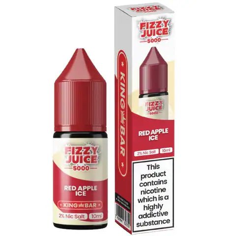 Fizzy Juice 5000 Bar Nic Salts 10ml Red Apple Ice