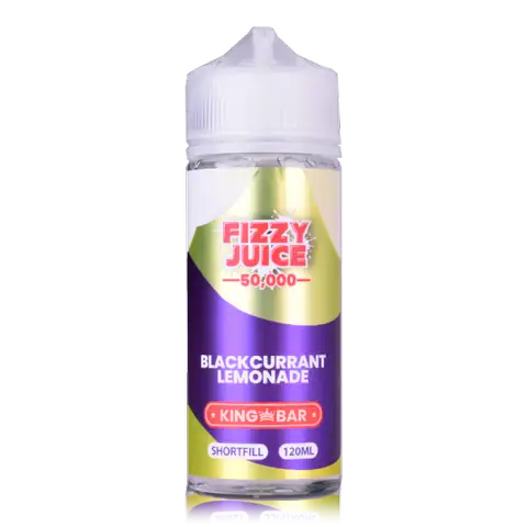 Fizzy Juice King Bar 100ml Shortfill E-Liquids Blackcurrant Lemonade