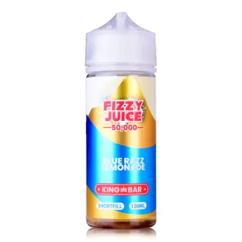 Fizzy Juice King Bar 100ml Shortfill E-Liquids Blue Razz Lemonade