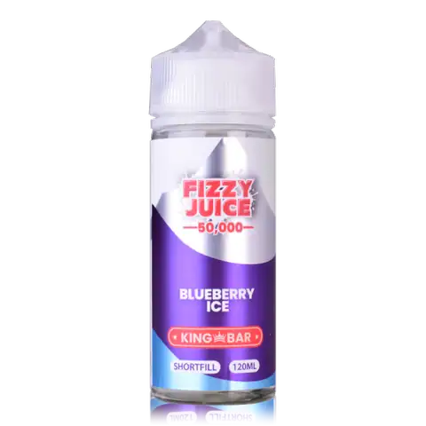 Fizzy Juice King Bar 100ml Shortfill E-Liquids Blueberry Ice