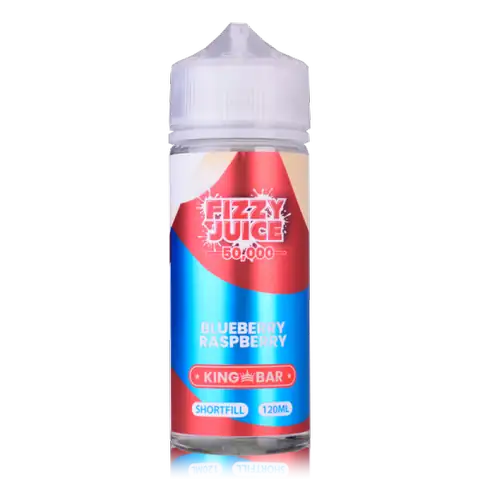 Fizzy Juice King Bar 100ml Shortfill E-Liquids Blueberry Raspberry