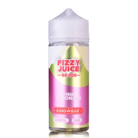 Fizzy Juice King Bar 100ml Shortfill E-Liquids Pink Lemonade