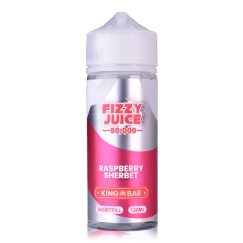 Fizzy Juice King Bar 100ml Shortfill E-Liquids Raspberry Sherbet