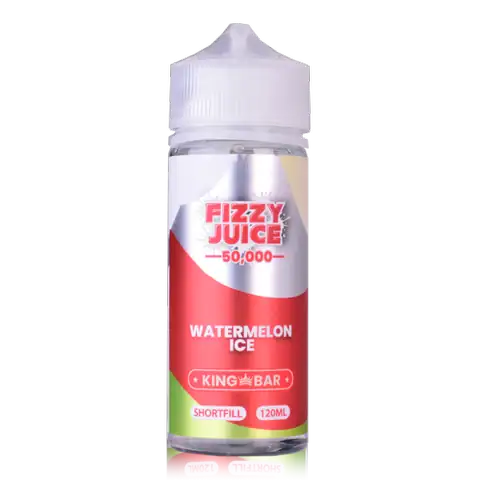Fizzy Juice King Bar 100ml Shortfill E-Liquids Watermelon Ice