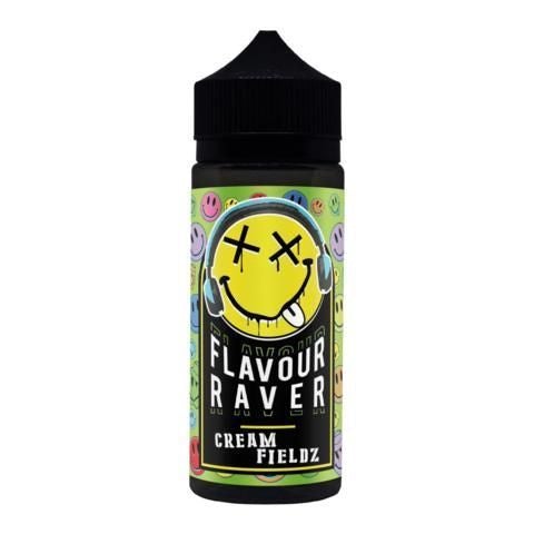 Flavour Raver 100ml Shortfill E-Liquid Cream Fieldz