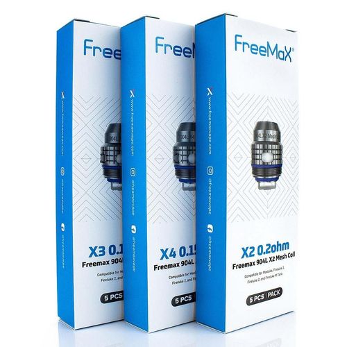 FreeMax Fireluke 904L X Mesh Replacement Coils X4 Mesh 0.15ohm